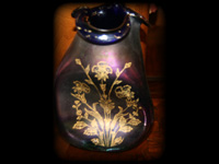 Vase irisé vers 1900 Autriche dans le goût de Loetz